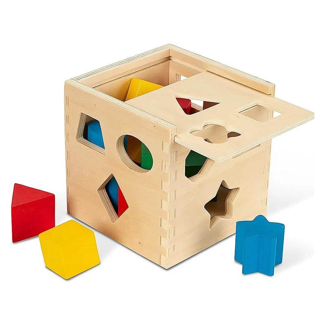 Melissa & Doug MND Wooden Shape Sorting Cube (6075139)