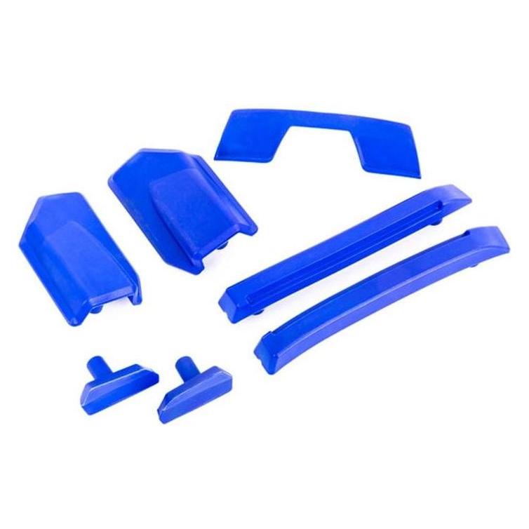 Traxxas karosserie-verstärkungs-set blau / dach-skid-pads (für #9511 karosserie) (TRX9510X)