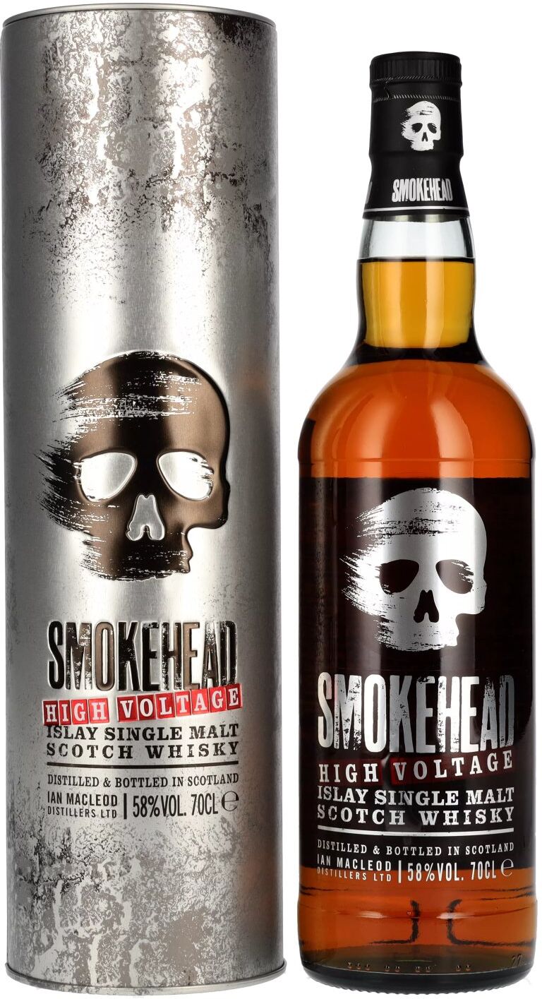 Smokehead Whisky Smokehead HIGH VOLTAGE Islay Single Malt Scotch Whisky 58% Vol. 0,7l in Tinbox