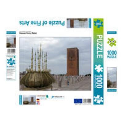 CALVENDO Puzzle Hassan-Turm, Rabat | 1000 Teile Lege-Größe 64x48cm Foto-Puzzle für glückliche Stunden