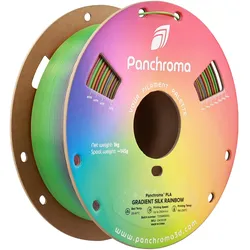 Polymaker PanchromaTM PLA Gradient Silk (PLA, 1.75 mm, 1000 g), 3D Filament, Mehrfarbig