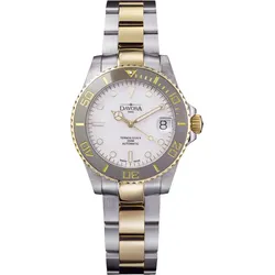 Davosa Diving Ternos Medium Automatic Ceramic 200m 166.197.20 - weiß,gold,silber - 36.5mm