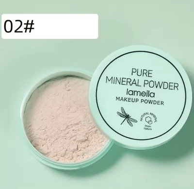 Uplift Curations 3 Color Facial Loose Powder, Waterproof Oil Control Honey Powder, Long lasting Makeup Powder With Powder Puff 02