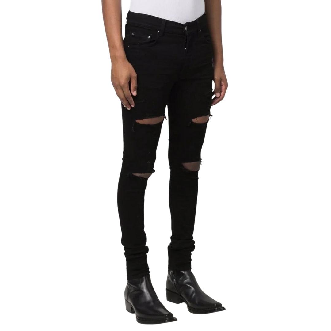 Amiri Slim Fit Thrasher Plus schwarze Denim-Jeans