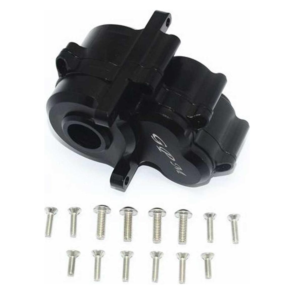 GPM aluminium getriebegehäuse mittet schwarz trx 1/10 e-revo (GPMER2038BK)