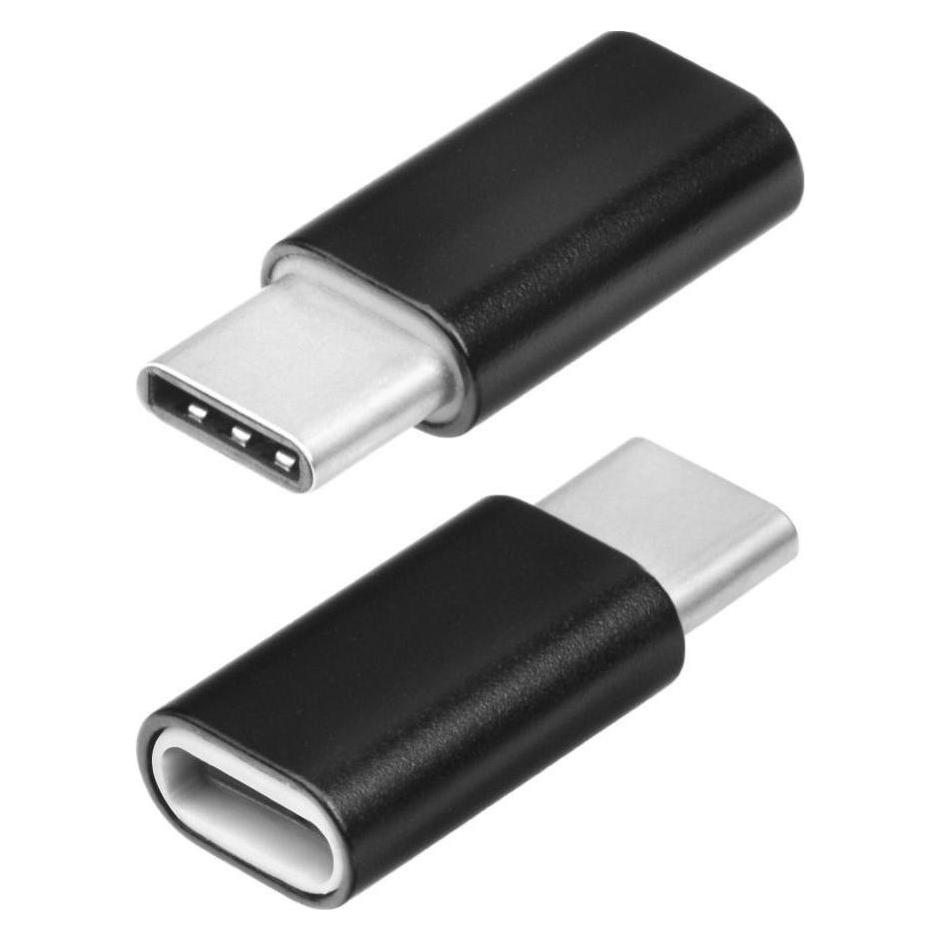 Partner Telecom Converter OEM Adapter Micro USB (female) to Type C (male) black (Micro USB, USB-C) (37681411)