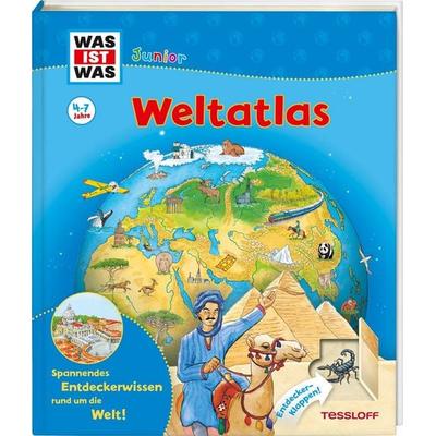 WAS IST WAS Junior Weltatlas für Kinder, Gebundene Ausgabe von Heike Herrmann,Christina Braun, Tessloff Verlag Ragnar Tessloff GmbH & Co. KG