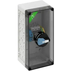 Spelsberg 78910801 Lasttrennschaltergehäuse, transparent, Schutzart IP54/IP65, Schlagfestigkeit IK08, Schutzklasse II, Bemessungsspannung 690V AC