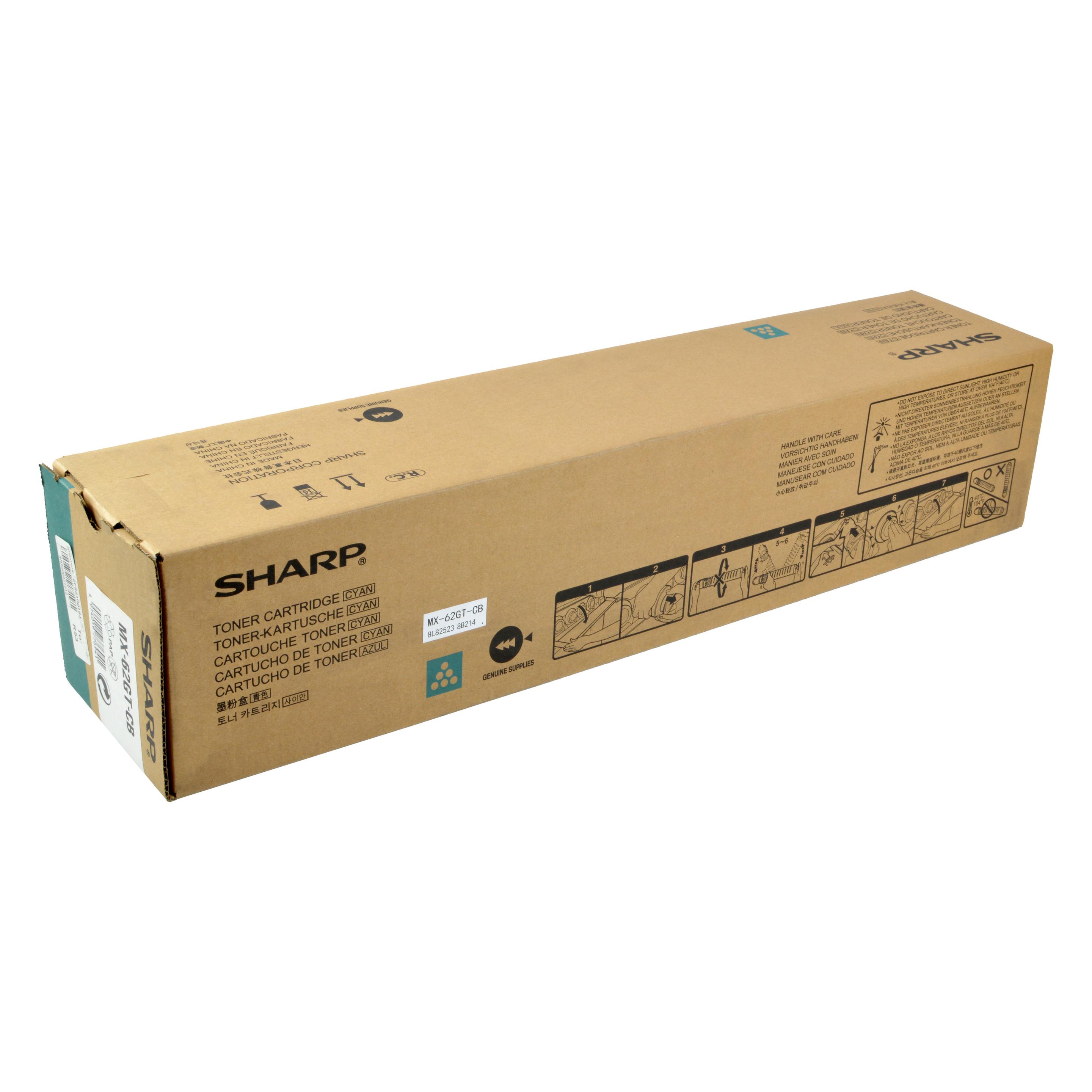 Sharp MX62GTCA - Cyan - Original - Tonerpatrone (MX-62GTCA)