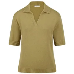 Pullover Polokragen Peter Hahn grün, 40