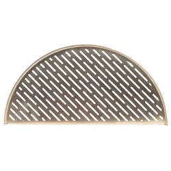 Big Joe® Half Moon SS Cooking Grate - Halbrunde lasergeschnittene Edelstahlauflage für Fisch und Gemüse für Big Joe