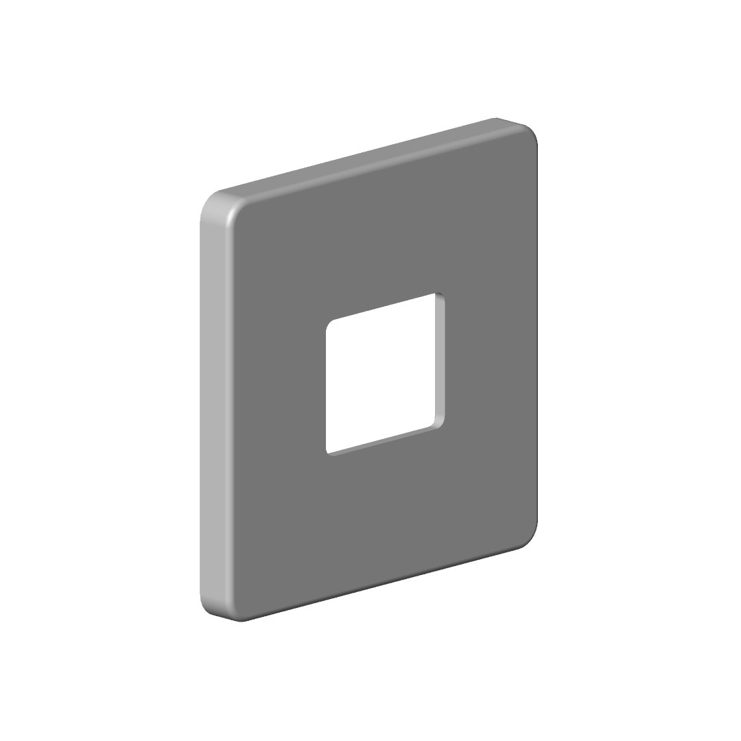 Dornbracht Rosette Ersatzteile 092771011 131 x 12,5 x 131 mm Platin gebürstet 092771011-06