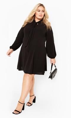 Plus Size Women's Nicole Dress by Avenue in Black (Size 20)