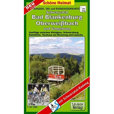 Wander-, Ski- und Radwanderkarte Schwarzatal, Bad Blankenburg, Oberweißbach und Umgebung, Sonstige von Verlag Barthel, Barthel, A, 978-3-89591-129-3