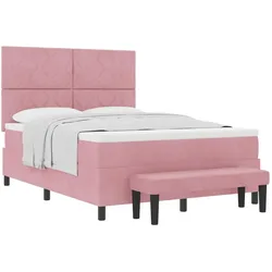 vidaXL, Boxspringbett, Boxspringbett (140 x 200 cm)