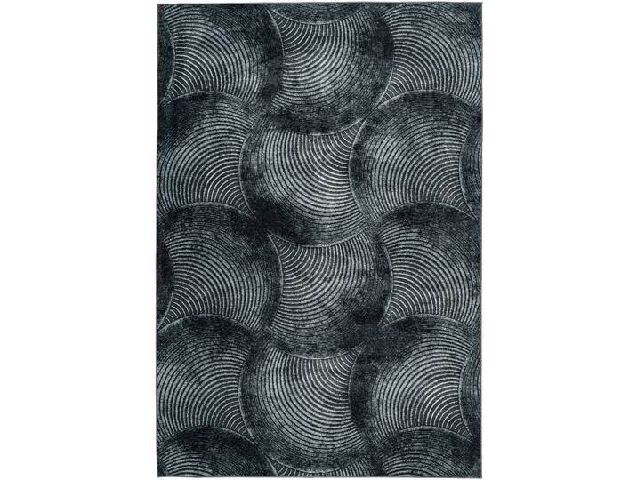 Teppich Greta anth.-schwarz Spirale Recycled Polyester 160 x 230 cm - Teppich