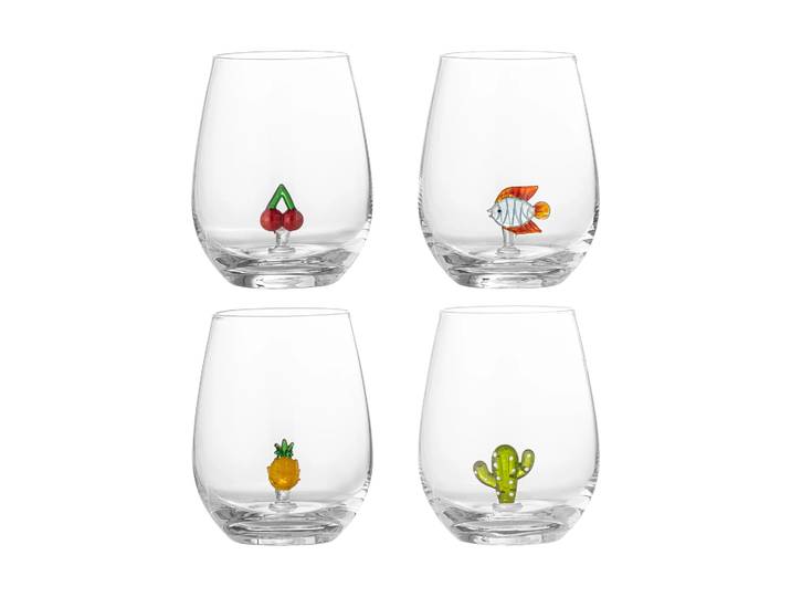 Bloomingville Verre Misa 56 cl Lot de 4 Clair