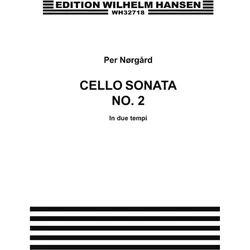 Per Nörgård, Sonata For Solo Cello No.2 /'In Due Tempi/' Cello Buch, Fachbücher