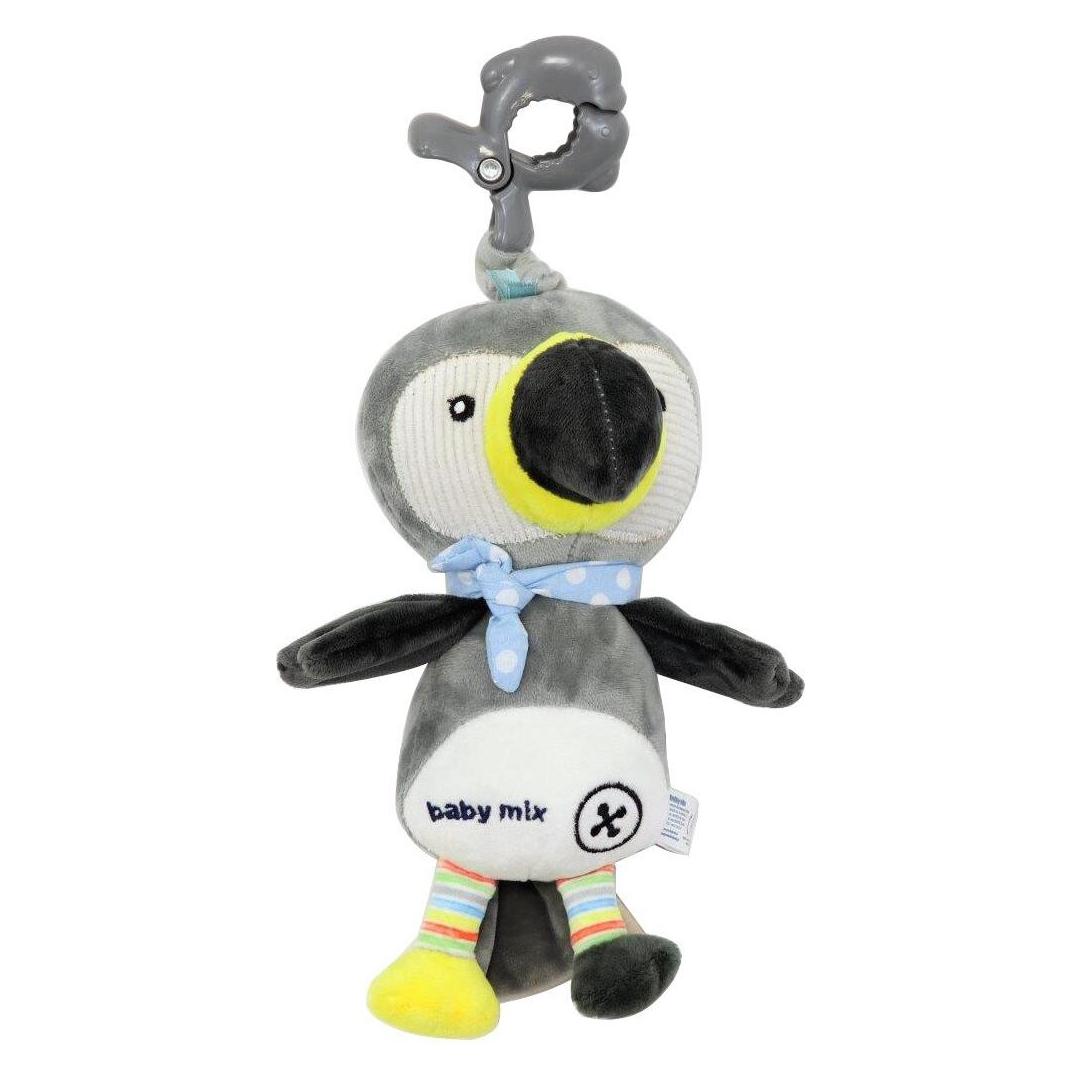 Baby Mix Tukan Plüschtier mit Spielzeugmaschine (57940717)