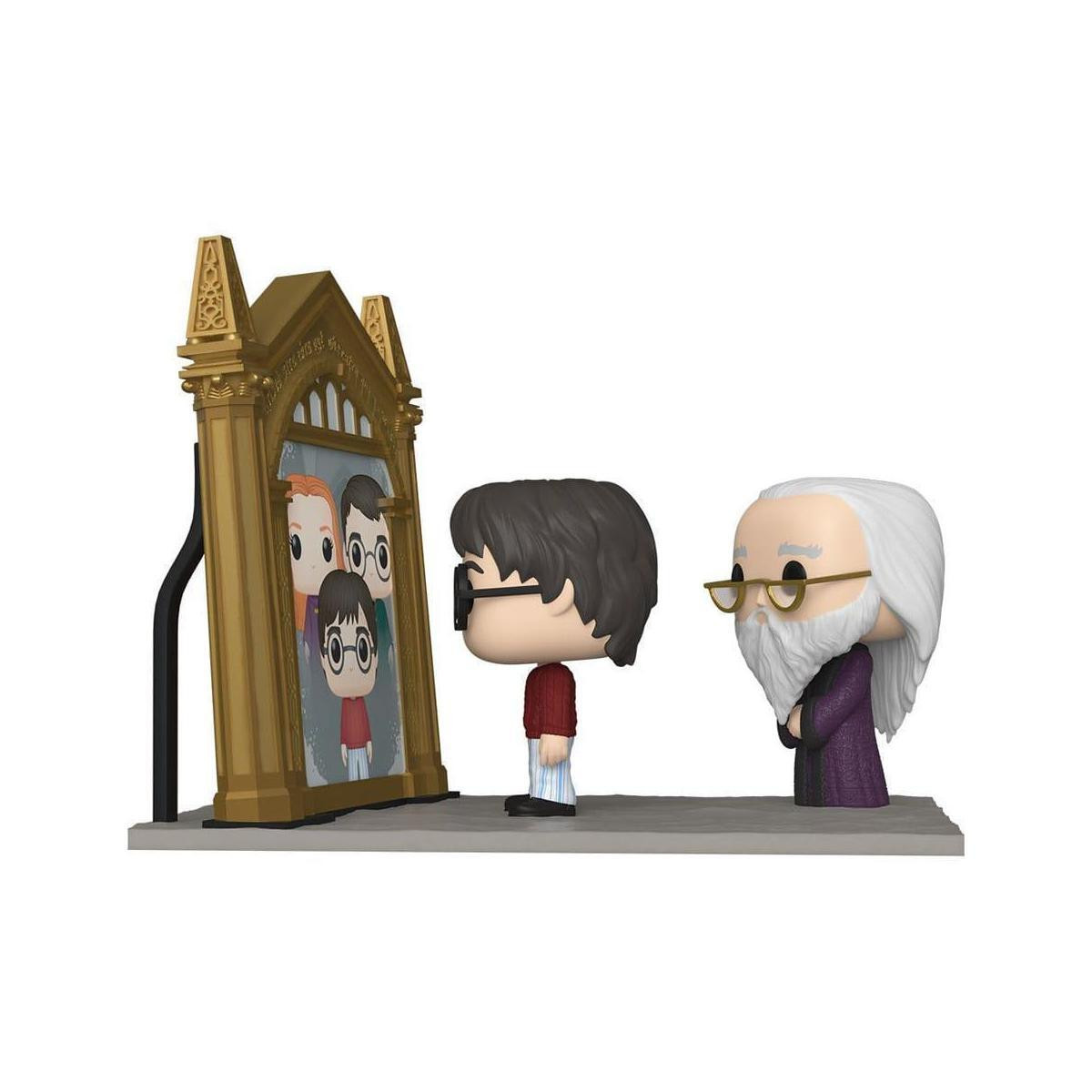 Funko Moments Pop! Harry Potter en Albus Dumbledore met de spiegel van Oerwoud speciale editie