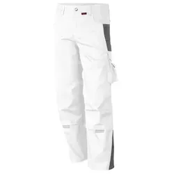 Bundhose "PRO" weiß/grau, Größe 102 - weiss - 102