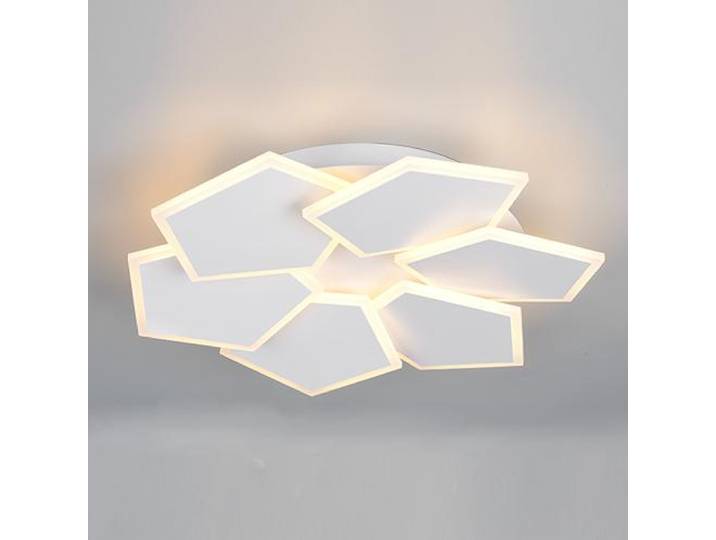 TRIO-Leuchten : Plafonnier LED ZAYA\, dimensions 50\,50 x 8 cm\, blanc. Plafonnier