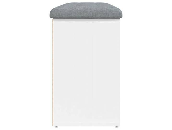 NEUF Meuble de couloir - Construction Bois d'ingénierie - Banc à chaussures Blanc 102 x 32 x 50cm Bois d'ingénierie FR00_435145296