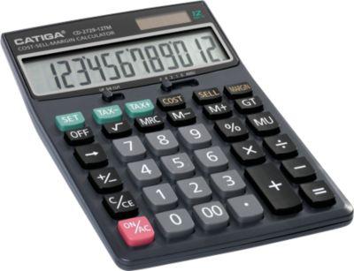 Tischrechner CD-2729-12TM, 12-stelliges Display, viele kaufmännische Funktionen