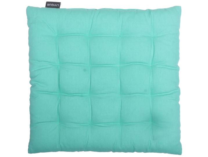 Sitzkissen Mios türkis Baumwolle B 40 T 40 cm - Sitzkissen