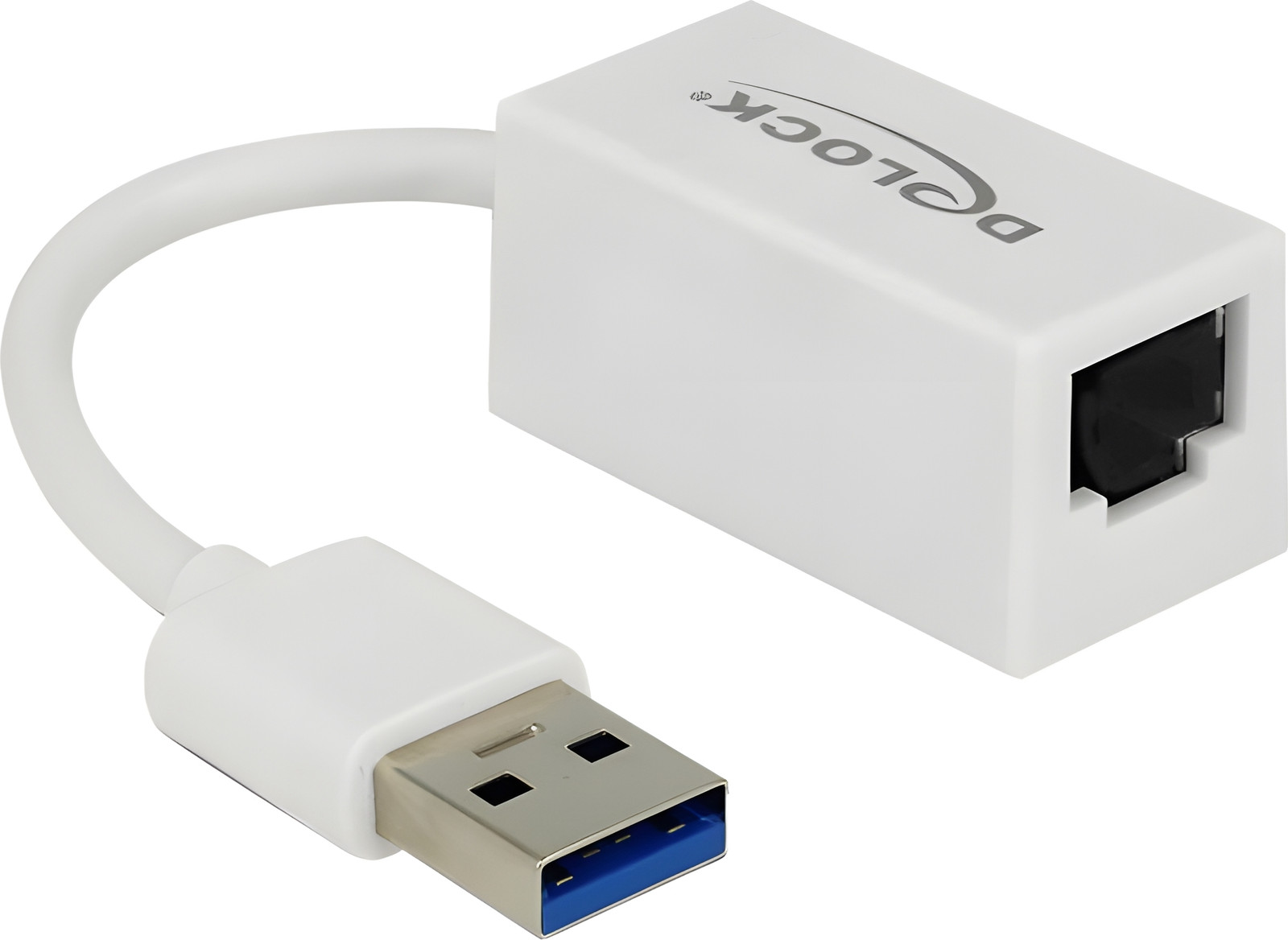 Delock 65905 SuperSpeed USB-A naar Gigabit LAN Adapter Wit