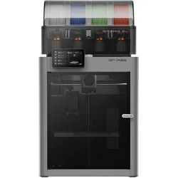 Bambu Lab P2S Combo (256 x 256 x 256 mm), 3D Drucker, Grau, Schwarz