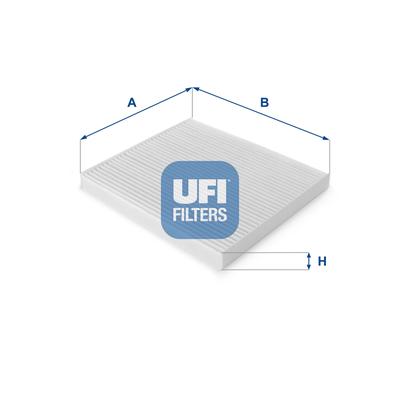 UFI Filter, Innenraumluft 53.125.00 für TOYOTA