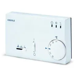 Eberle 517720451100 Klimaregler 5-30C, AC 230V, 1Wechsler, Neutralzone, H/K 10A, Lüfter S/M/L 6A, Ein/Aus, Anzeige KLR-E 7204