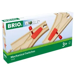 BRIO World - Mechanisches Weichenpaar