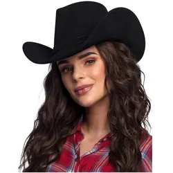 Boland Cowboyhut Wyoming, schwarz (One Size)