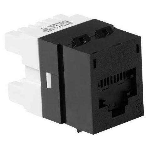 Molex DataGate+ Module, 1xRJ45 (WE8W), UTP, 568A/B, PowerCat 6, Black (KSJ-00018-04)