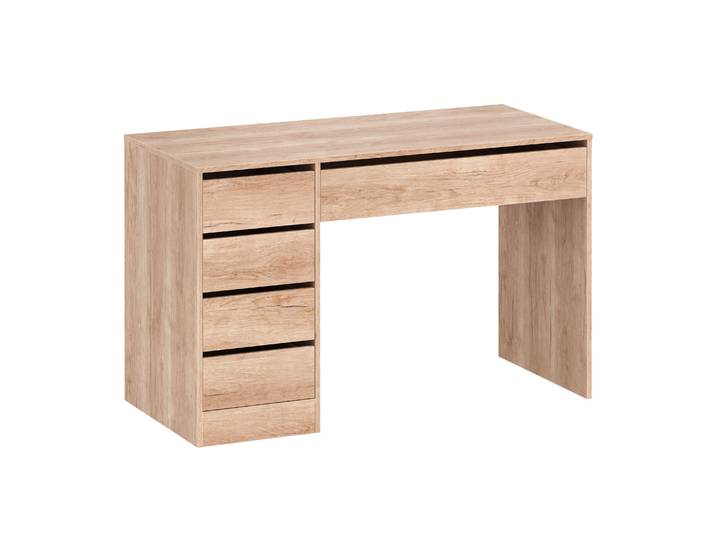Schreibtisch RIGEL mit Schubladen 120 x 55 x 75 cm braun