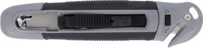 Westcott Sicherheitscutter mit Foliencutter, 18 mm, schwarz/grau