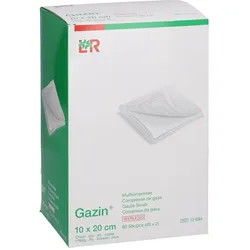 Gazin Mullkompresse 10x20 cm steril 12fach