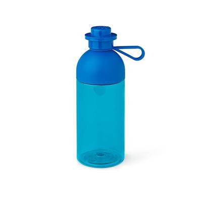 LEGO® Trinkflasche Transparent Blau