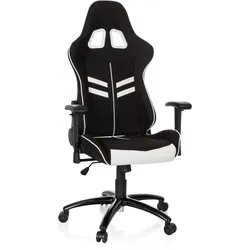 hjh OFFICE Gamingstuhl LEAGUE PRO I Stoff mit Armlehnen (höhenverstellbar)