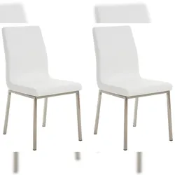 CLP 2er Set Esszimmerstühle Colmar weiß