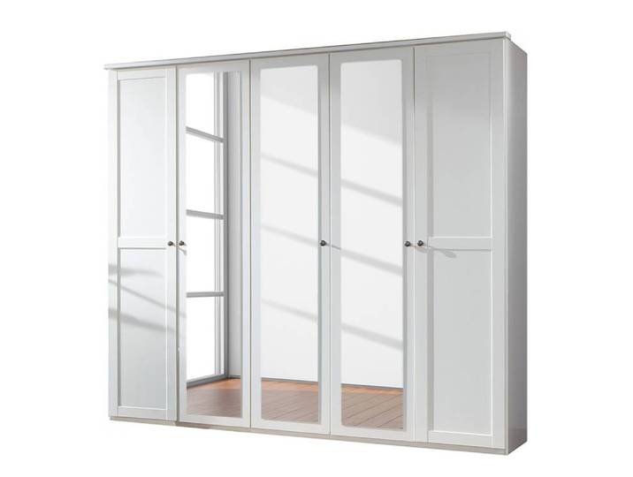 Armoire à portes battantes 180cm Blanc