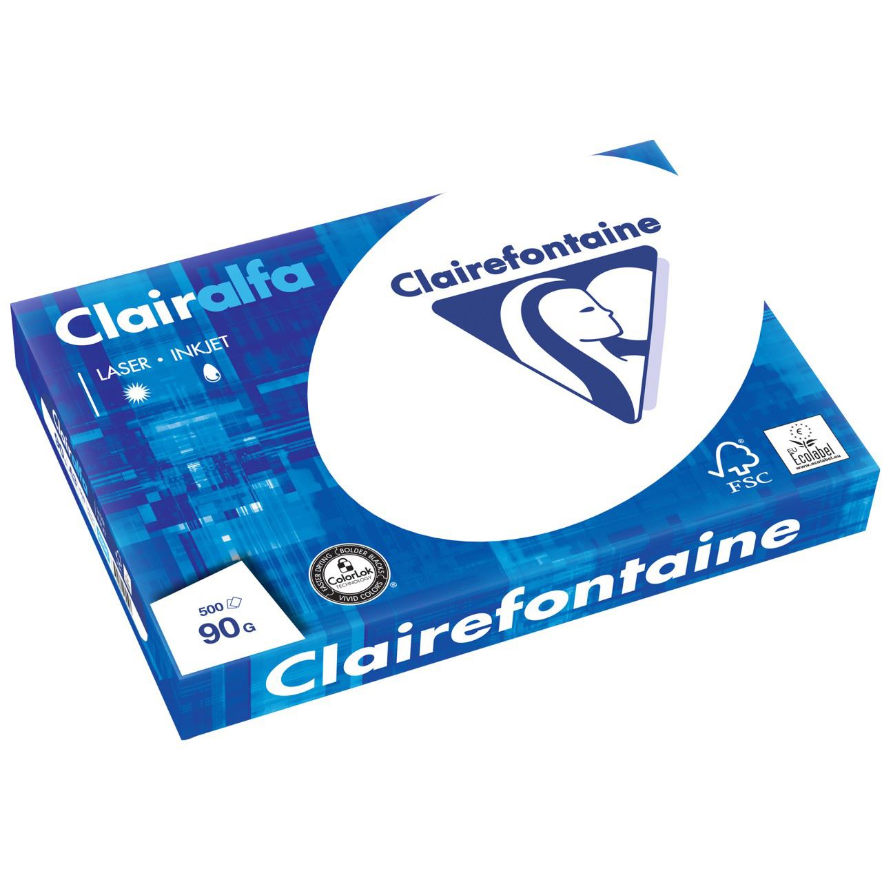 Clairalfa Multifunktionspapier, DIN A3, 90 g/qm, extra weiß