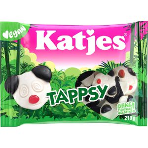Katjes Lakritz Tappsy, süß & würzig, vegan, ohne künstliche Farbstoffe, 210 g