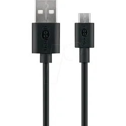 GOOBAY 38659 - Sync- & Ladekabel, USB-A -> micro USB, 0,5 m