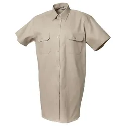 Arbeitshemd "KÖPER" kurzarm - 49/50 - khaki