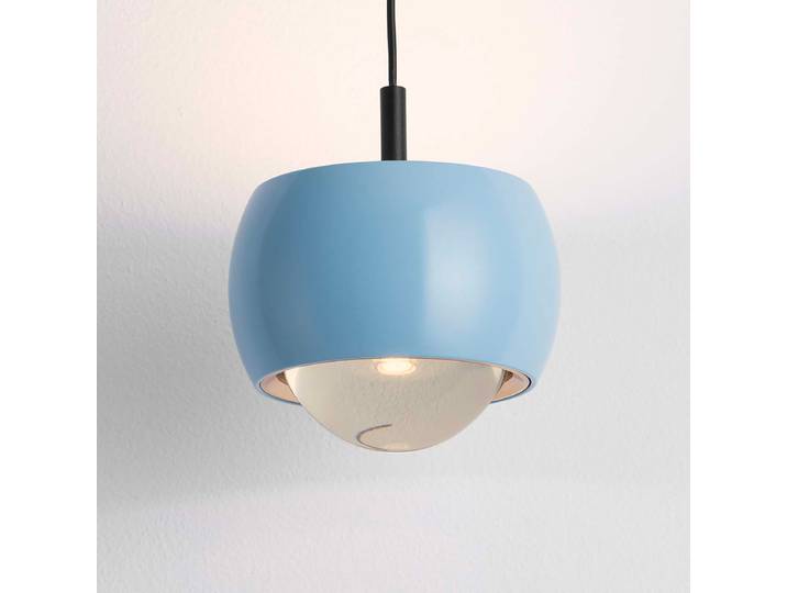 Pendelleuchte Conga Ø 10cm Blau/Blau Aluminium Nicht austauschbare LEDs LED-Platine