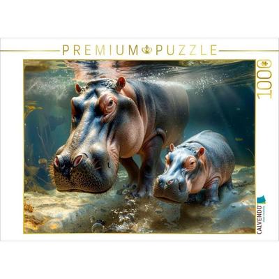 CALVENDO Puzzle Auch unter Wasser ein Herz und eine Seele | 1000 Teile Lege-Größe 64x48cm Foto-Puzzle für glückliche Stunden, Sonstige von , Calvendo