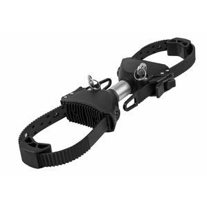 EUFAB Rahmenhalter Strap 11579, für Fahrradträger mit Schloss, 15 cm Länge, mit Gurtband für Rahmen-Ø von 3 - 10 cm